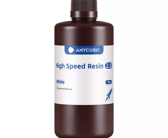 Фото 2 - Фотополимерная смола Anycubic High Speed ​​Resin 2.0 Белый
