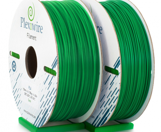 Фото 2 - PLA пластик Plexiwire для 3D принтера Зелений 400м / 1.185кг / 1.75мм