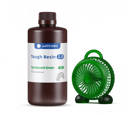Фото 2 - Tough Resin 2.0 Зеленый (полупрозрачный)