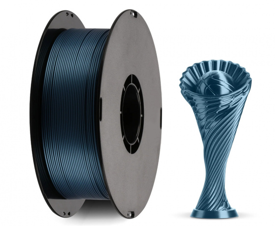 Фото 6 - Пла шовковий Металево-блакитний Anycubic Ø1,75 мм Вага: 1 кг