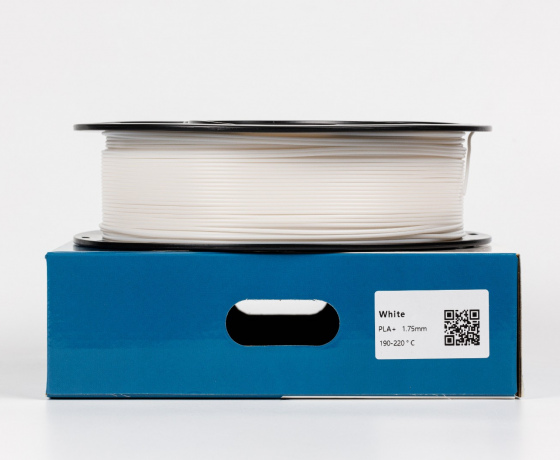 Фото 4 - Белый пла плюс пластик для 3D принтера ✪1кг✪1.75мм