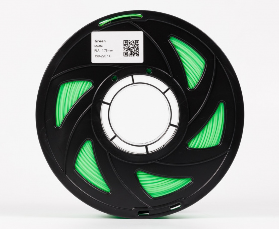 Фото 4 - Зелений Матовий Пла Пластик 1кг | 1.75мм | 330м