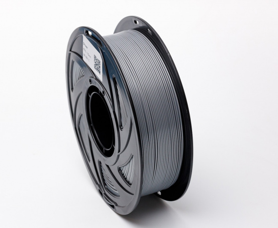 Фото 4 - Срібний PETG (ПЕТГ) coPET пластик для 3D принтера | silver PETG 1кг | 1.75мм | 330м