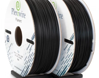 PLA пластик Plexiwire для 3D принтера чорний 400м / 1.185кг / 1.75мм