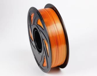 Червоний Золотий Пла Пластик Шовковий | PLA SILK Red Gold 1кг | 1.75мм | 330м